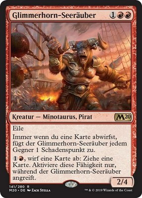 Glimmerhorn-Seeräuber / Glint-Horn Buccaneer  - MAGIC 2020 -  deutsch  (n-mint)
