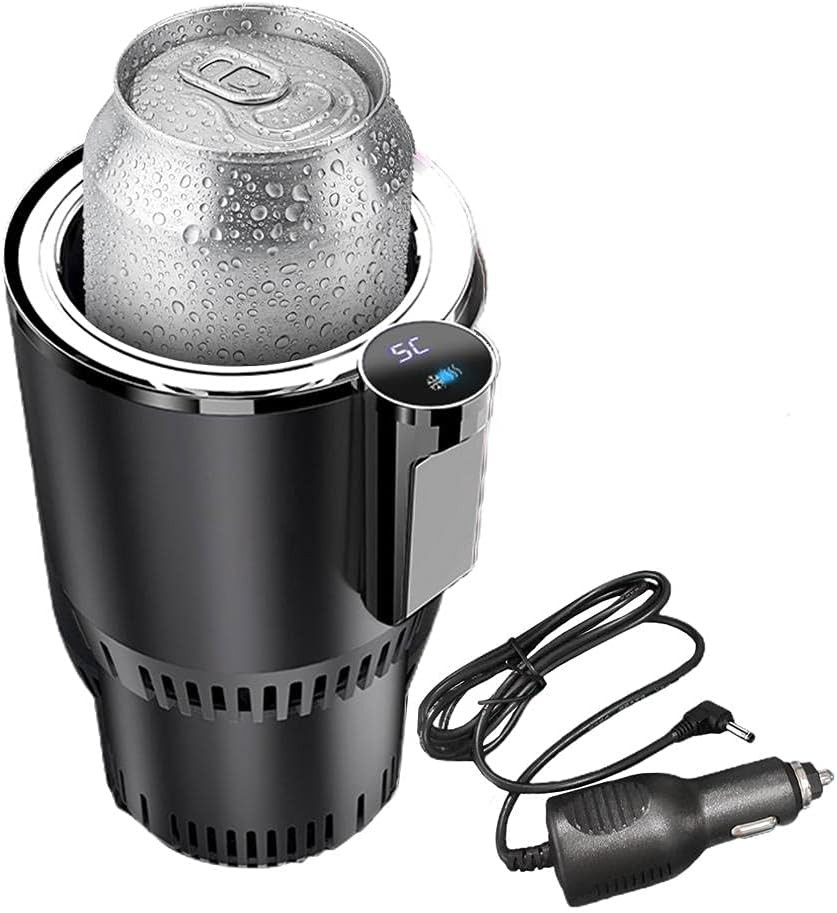2-In-1 Car Cup Warmer Cooler, Smart Car Cup Mug Holder Auto 