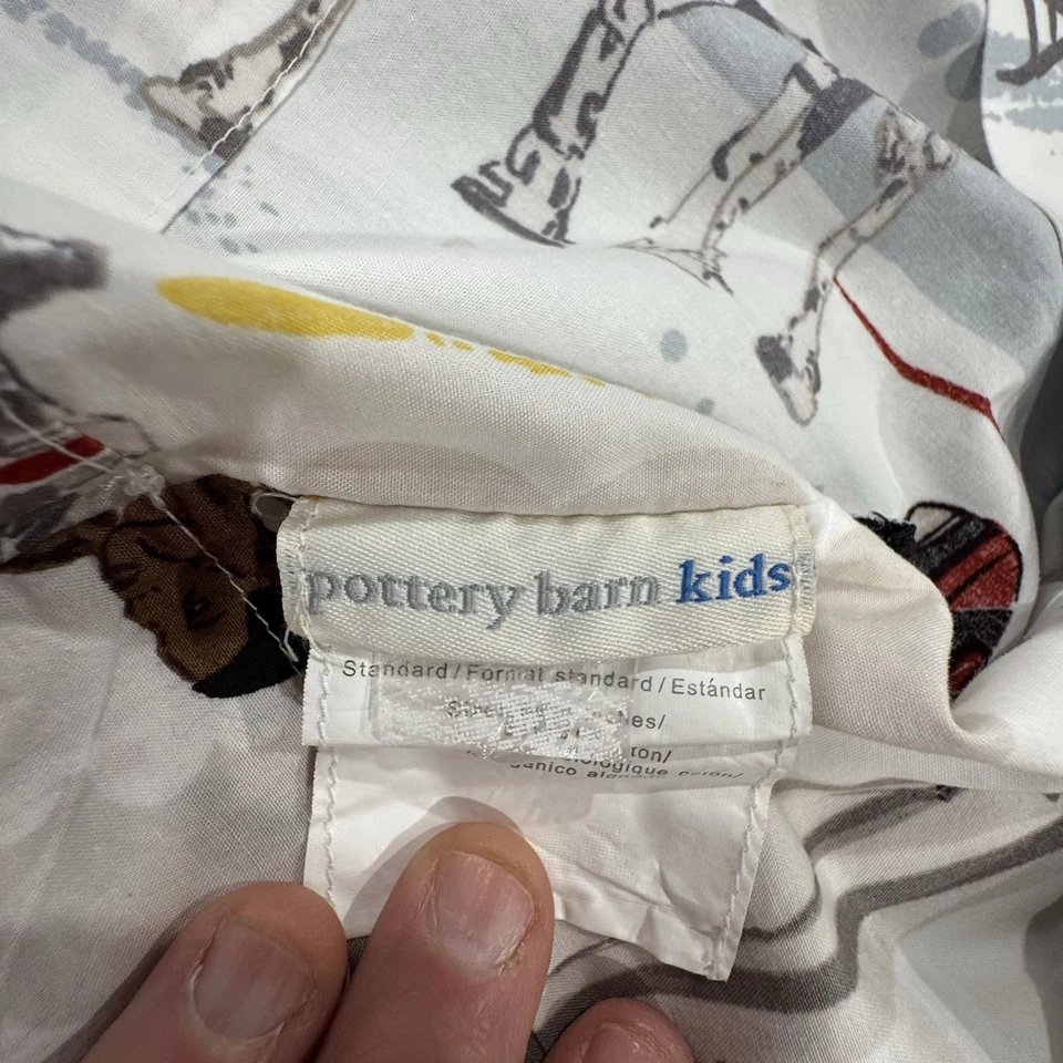 Funda de almohada Pottery Barn Kids PBK Star Wars falsa tamaño estándar excelente Foto 3 de 4