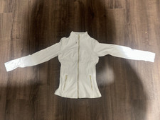 Lululemon Womens White Full Zip Track Jacket ...