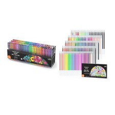 Shuttle Art 120 Gel Pens Set  120 Refills, Unique Colors for Adult Coloring Boo