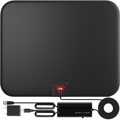 TV Antenna 650+ Miles Long Range Indoor Outdoor - Support 4K 8K 1080p & All T...
