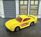 Vintage 1987 Hot Wheels Getty Porsche 959 Rare All Metal Yellow Loose