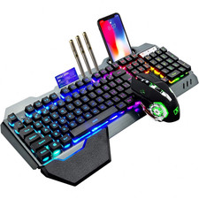 XINMENG K680 Wireless Gaming Keyboard Mouse Combo 104 Keys RGB For PC Mac Laptop