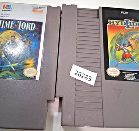 2 retro tiradores de lucha Nintendo videojuegos NES Time Lord, Hydlide 26283 wt1