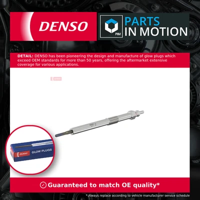 Jeu de 4 bougies de préchauffage pour RENAULT FLUENCE L3 1.6D 2014 sur R9M402 Denso 110650819R - Photo 1/4