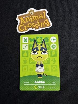 PACK FRESH ANKHA #188 Animal Crossing Series 2 Amiibo Card, Authentic Nintendo 