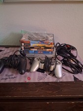 Sony PlayStation 2 PS2 Slim Console SCPH-79001 Silver System Bundle - Tested