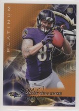 2015 Topps Platinum Rookies Orange Refractor Maxx Williams #140 0x1