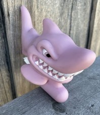 Vintage 90s Street Shark Inspired Rubber Pool Toy Tub Water Shelcore Inc Works