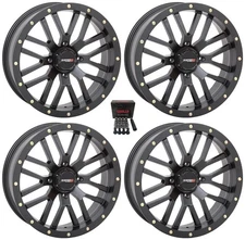 System 3 ST-3 Black UTV Wheels 20" Textron Wildcat XX (4)