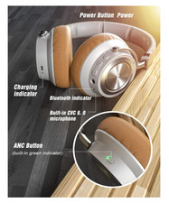 Boltune Noise Cancelling Headphones, Bluetooth with Microphone/Deep Bass