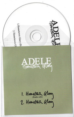 Adele - Hometown Glory - Rare 2008 UK 2 track promo Radio Edit CD