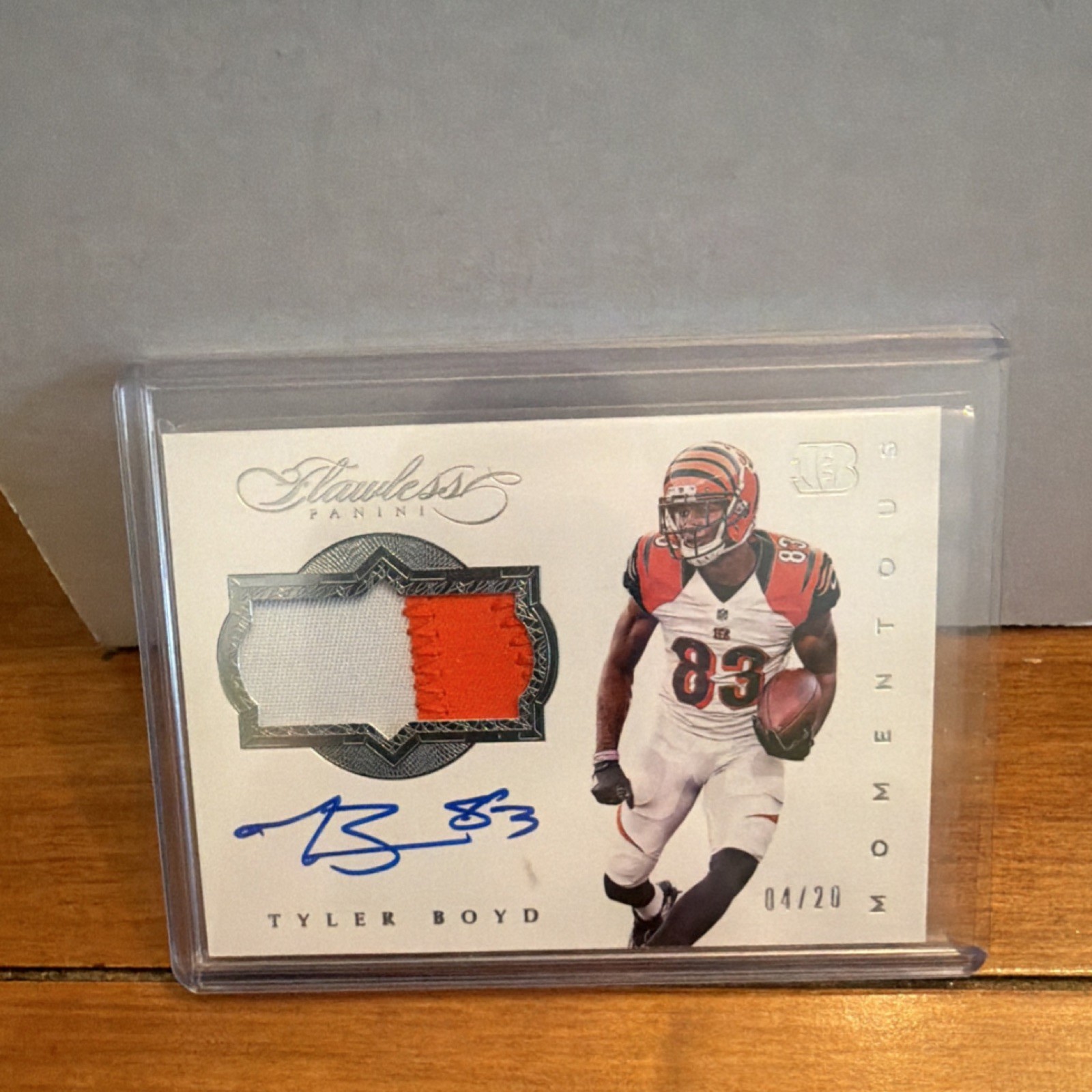 Tyler Boyd Panini Flawless Momentous Patch Autographs #MPTB Silver