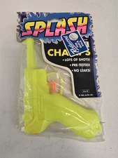 Vintage 1994 Ja-Ru Splash Yellow Luger Watergun Squirt Gun Water Pistol Sealed