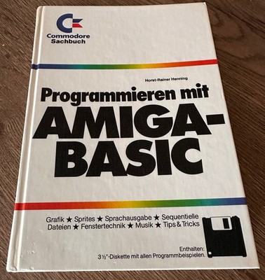 Programming with AMIGA BASIC, AMIGA/Commodore BOOK, No Disc