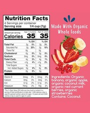 Smoothie Melts - Mixed Red Berries - Baby Snacks Made With Fruits and Vegetables