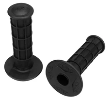 AME Full Waffle old school BMX bicycle grips - BLACK