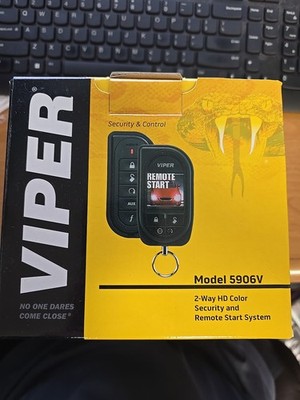 VIPER 5906V カーセキュリティ カラー液晶リモコン エンスタ機能あり