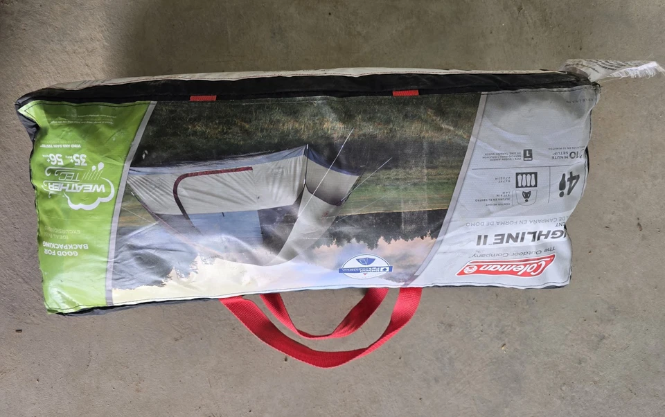 Tienda domo Coleman verde para 4 personas Foto 2 de 2