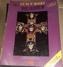 Guns N Roses - Appetite For Destruction Guitar Tab Book Tablature Music Songbook