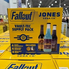 Fallout Jones Soda Vault-Tec Supply 12 Pack - Limited Edition Costco Exclusive