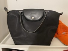 LONGCHAMP Grab Bag Small Black Leather