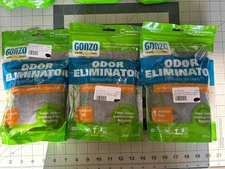3-pack lot Gonzo Natural Magic Odor Eliminator Air Purifying Bamboo Charcoal Bag