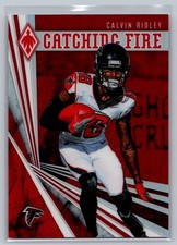 2019 Panini Phoenix - Catching Fire Calvin Ridley #14 Red /299