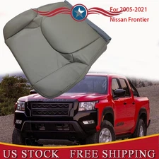 Driver Bottom Perforated Leather Seat Cover For 2005-2020 2021 Nissan Frontier