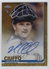 2019 Topps Chrome Rookie Gold Refractor 21/50 Nick Ciuffo Nicholas Auto nd3