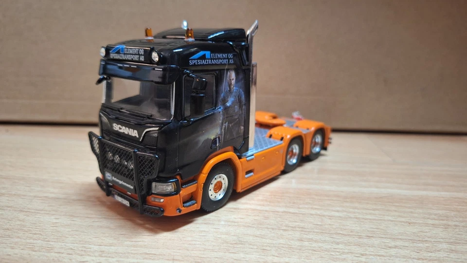 Scania R Normal Zugmaschine "Element og Spesialtransport - NO" 1:50 WSI neu - Bild 3 von 4
