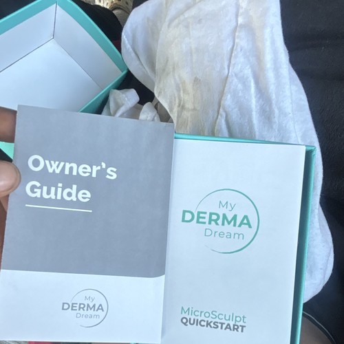 My Derma Dream MicroSculpt 2nd Gen Facial Massager 5-Speed Rechargeable White