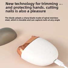 Electric Nail Clipper Grinding and Polishing 2 in 1 Multifunctional Portable Aut