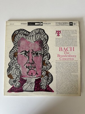 DOUBLE LP 33 JS BACH MARCEL COURAUD BRANDENBURG CONCERTOS Columbia M2S 605 NM