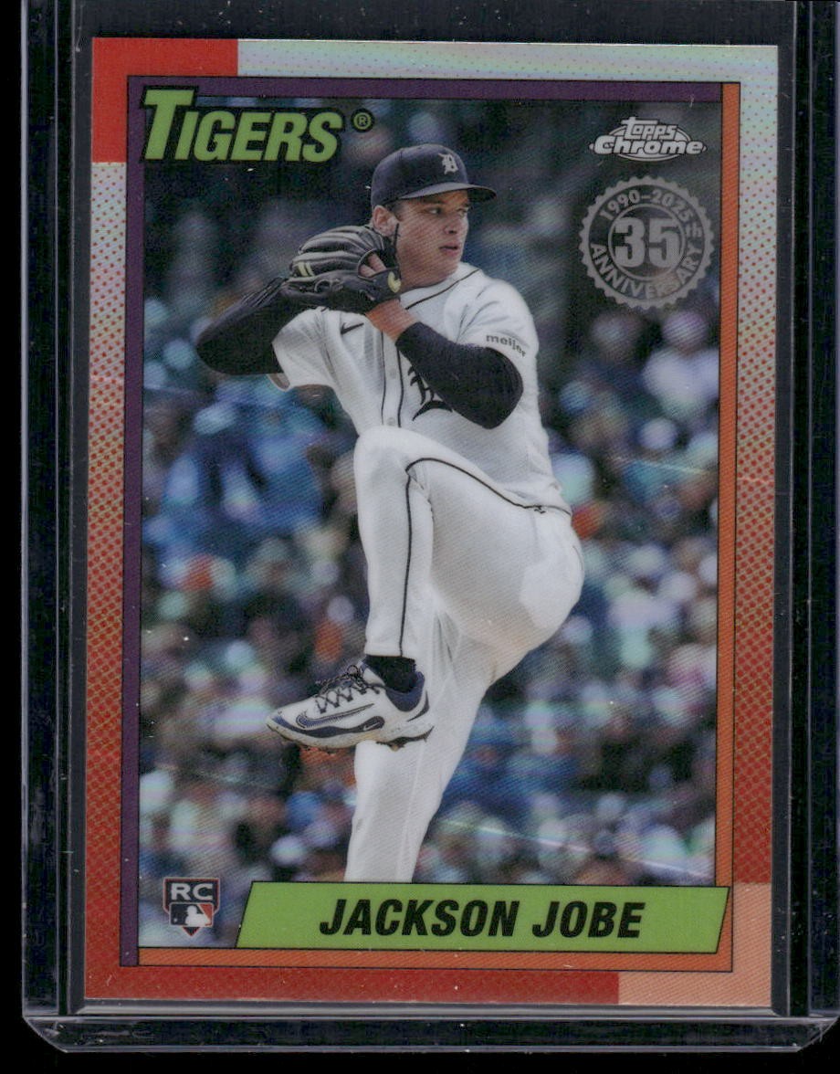 2025 Topps Chrome Update Jackson Jobe Refactor 1990 Topps Chrome
