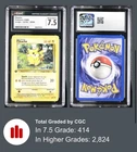 Pikachu 60/64 Jungle Regular 1st Edition 1999 CGC 7.5 NEAR MINT+