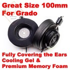 100mm Cooling Gel Ear Pads For Grado SR60e SR80e SR325e SR125e SR225e Headphone