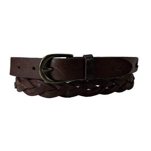 Hollister Boho Mixed Leather Braided Western Bohemian Belt  display picture 1