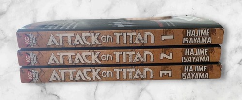 Attack On Titan Manga Volumes 1-3 By Isayama - Picture 3 of 4