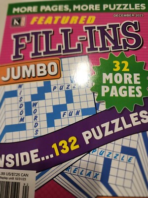 Featured Fill-ins Jumbo 