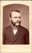 Good Looking Man w/Mutton Chops, Towanda, PA, c1880s, CDV Photo, #3984