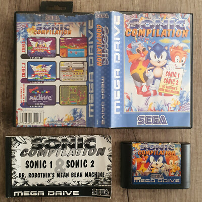 Sega Mega Drive   Sonic Compilation   komplett in OVP | CIB