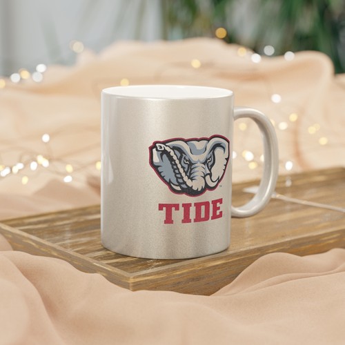 Alabama Roll Tide Metallic Becher (Silber) - Bild 5 von 5