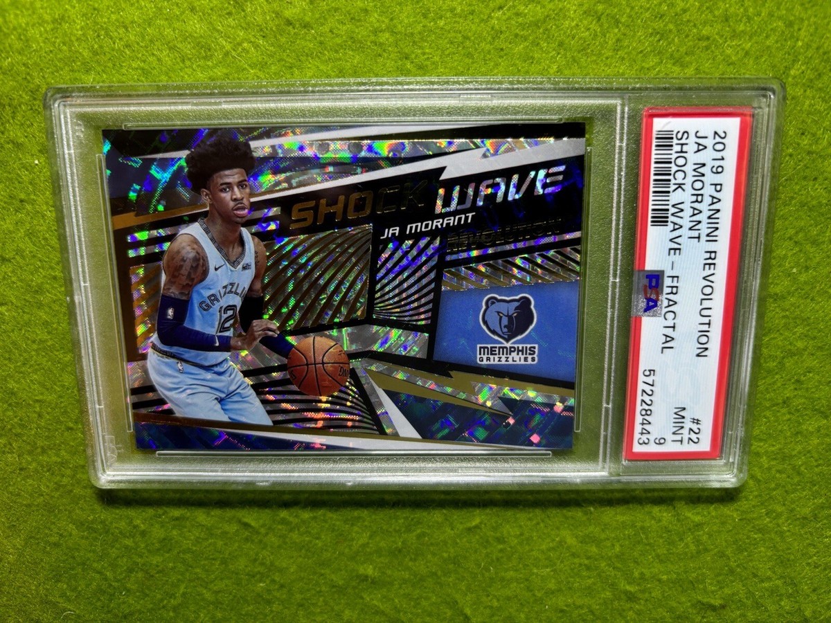 Ja Morant FRACTAL PRIZM ROOKIE CARD PSA 9 MINT RC 2019-20 