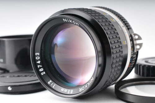 [ MINT w/ Hood] Nikon Ai-s Nikkor 85mm f2 AIS Portrait Prime MF Focus Lens JAPAN - Picture 1 of 18