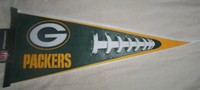 Nfl Green Bay Packers Football Large Pennant - Nfl Green Bay Packers Football Large Pennant -