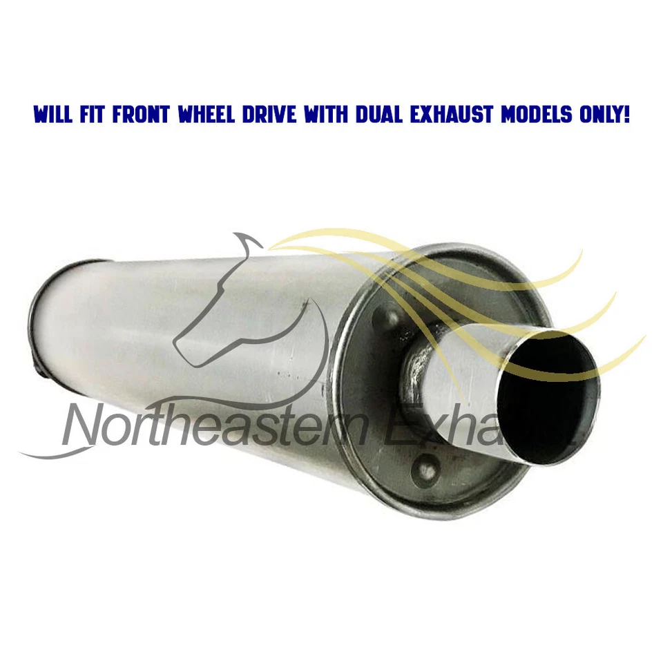 不锈钢猫背排气套件 适合:1997 - 2002 庞蒂亚克大奖赛 3.8L — 第 4/4 张图片