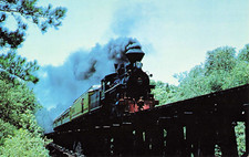 Texas State RR #200 Steam Locomotive Postcard
