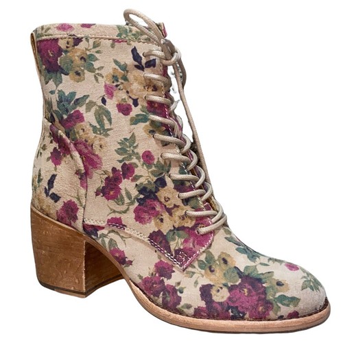 Patricia Nash Sicily Booties - Antique Rose Print
